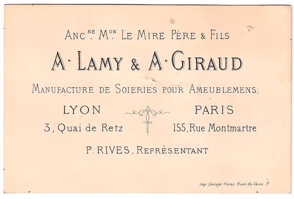 Antoine Lamy and Auguste Giraud