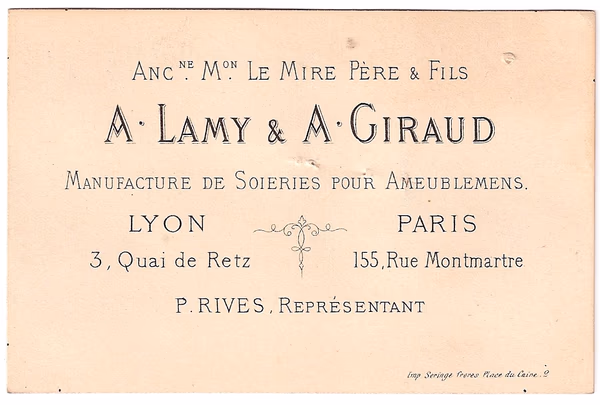 Antoine Lamy et Auguste Giraud