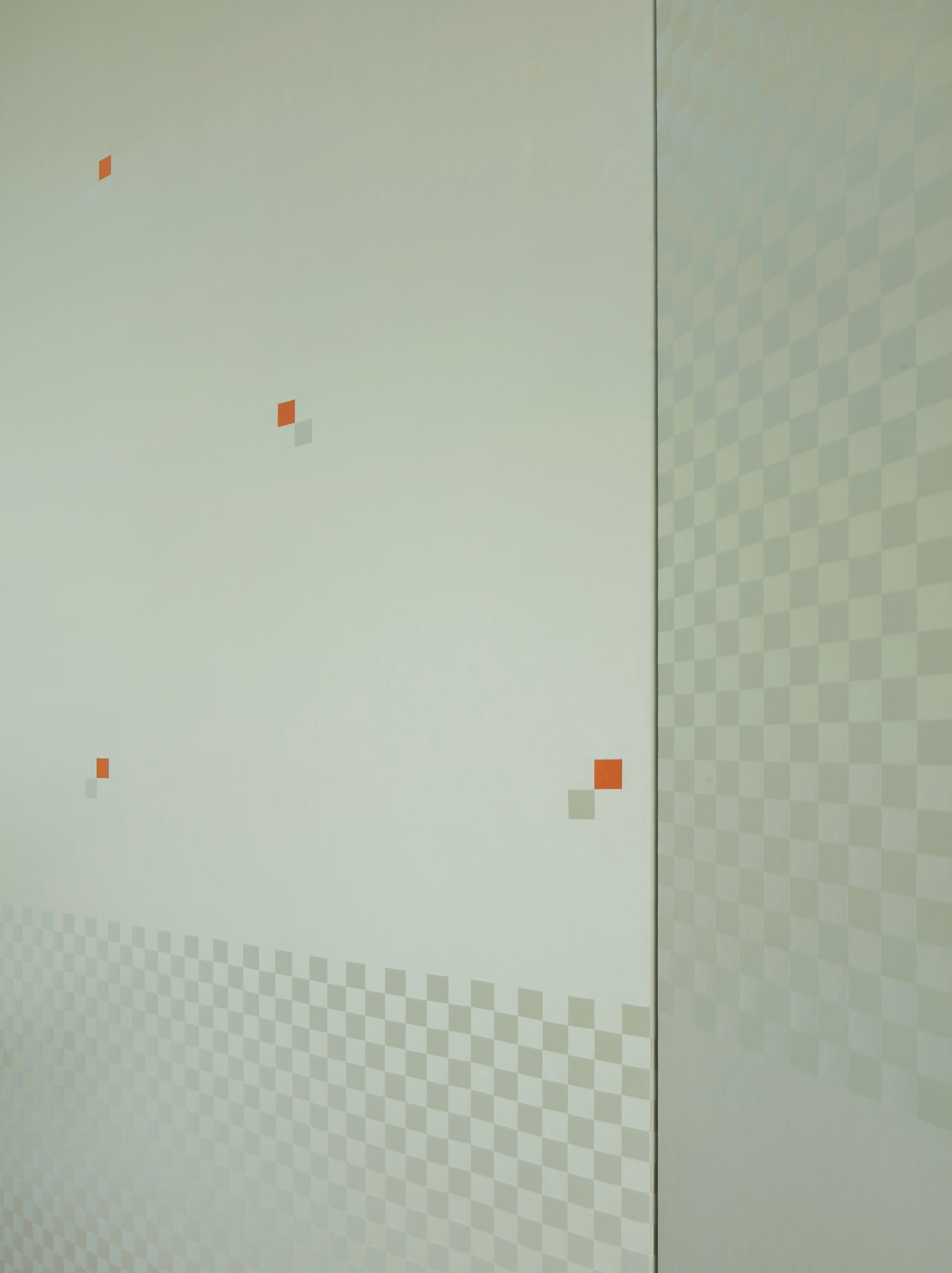 The orange accents, in situ